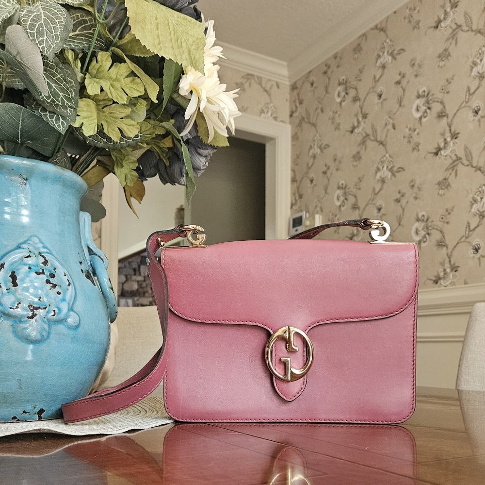 Gucci Medium 1973 Pink Shoulder Bag 🔥